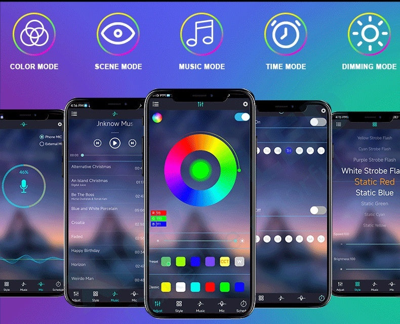 Floor Lamp Atmosphere Light Indoor E-sports Room Corner Floor Sound Pickup Ambience Light