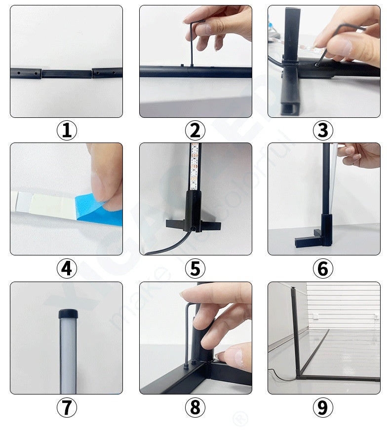 Floor Lamp Atmosphere Light Indoor E-sports Room Corner Floor Sound Pickup Ambience Light