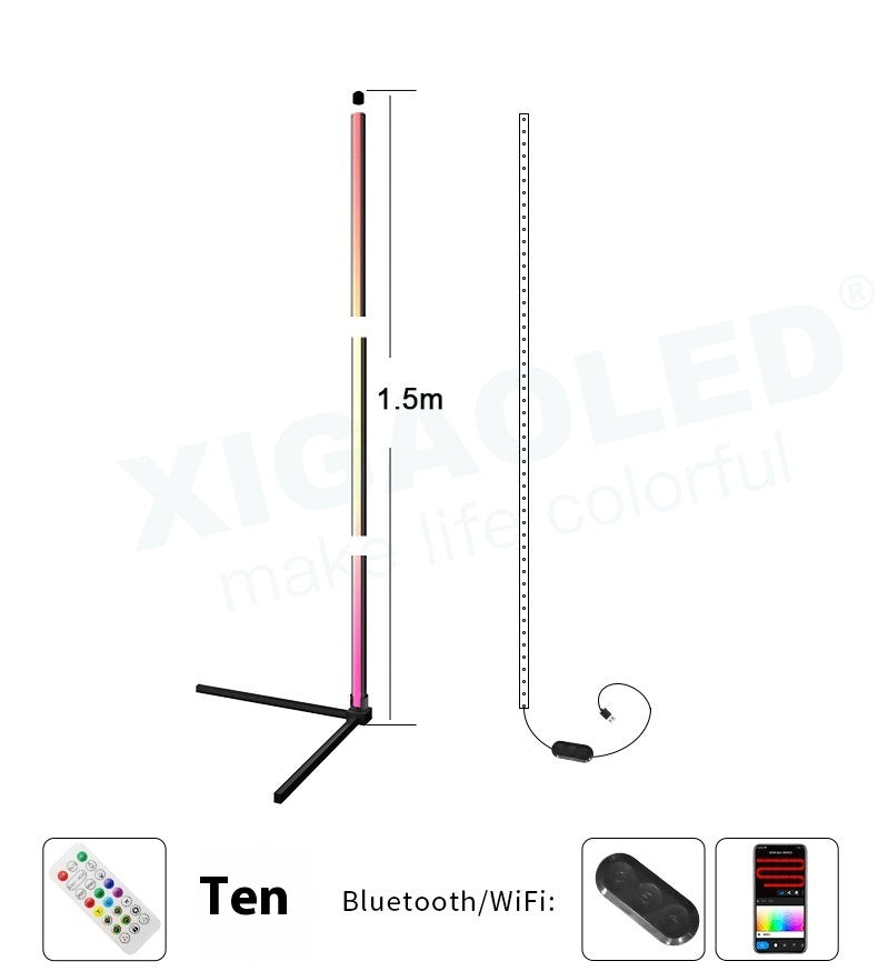 Floor Lamp Atmosphere Light Indoor E-sports Room Corner Floor Sound Pickup Ambience Light