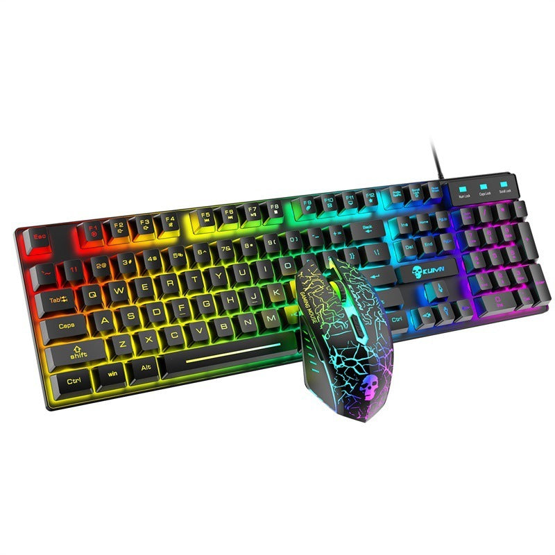 Kuiying T6 RGB Leucht Tastatur Und Maus Set