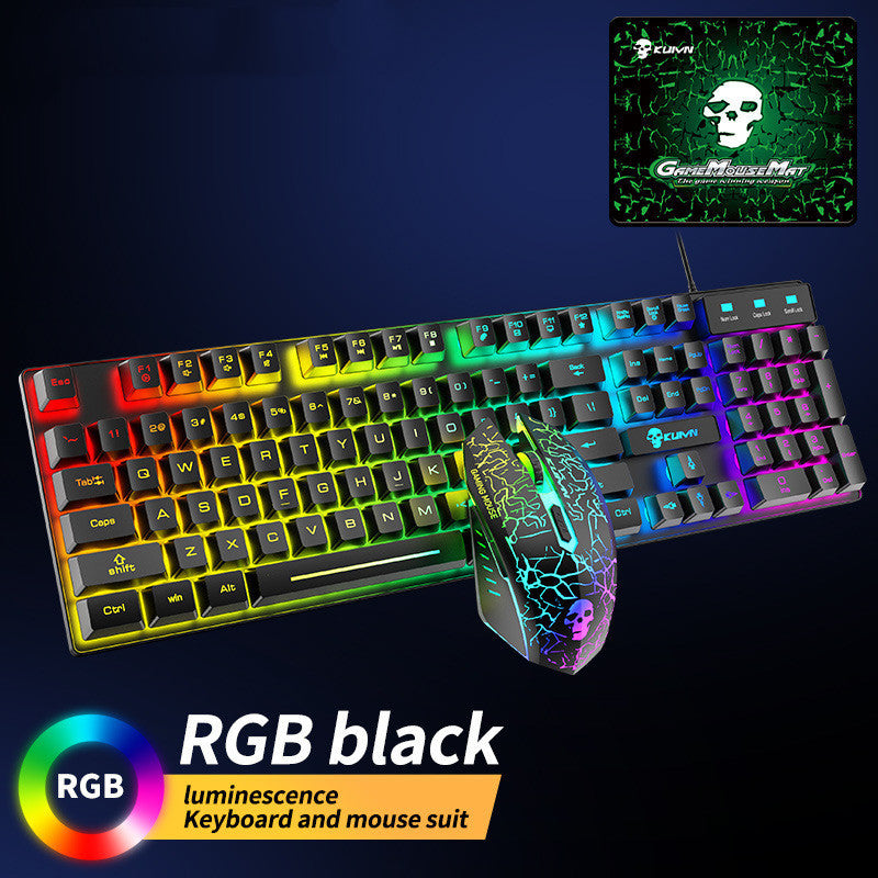 Kuiying T6 RGB Leucht Tastatur Und Maus Set