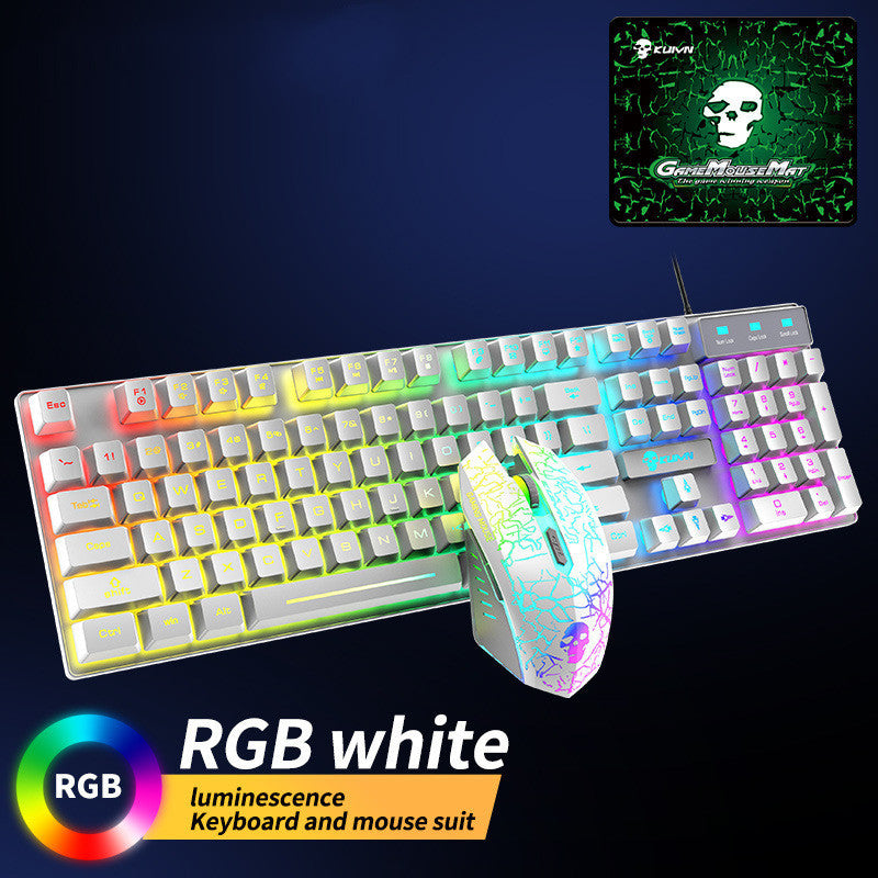 Kuiying T6 RGB Leucht Tastatur Und Maus Set