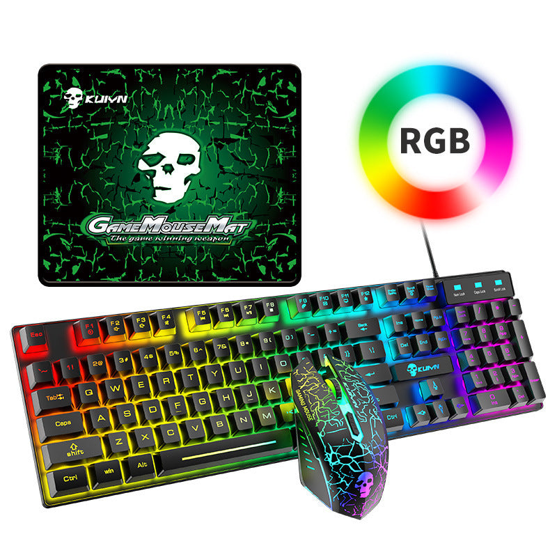 Kuiying T6 RGB Leucht Tastatur Und Maus Set